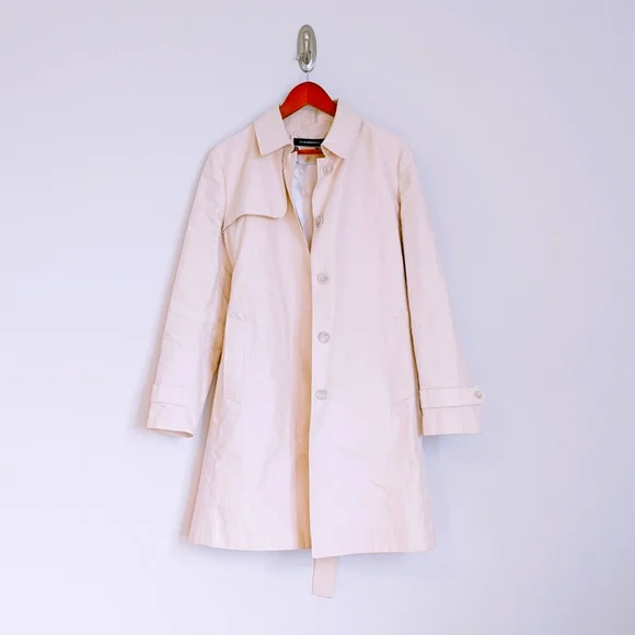 Club Monaco Ivory Spring Trench - Picture 2 of 11